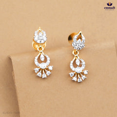 Elegant White CZ Necklace and Hangings