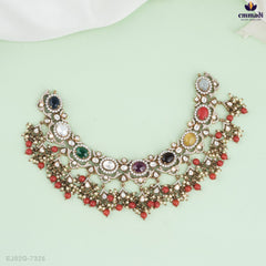 Alankrita Exquisite Victorian Multi-Color Necklace