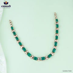 Mandira Exquisite Victorian Green Necklace