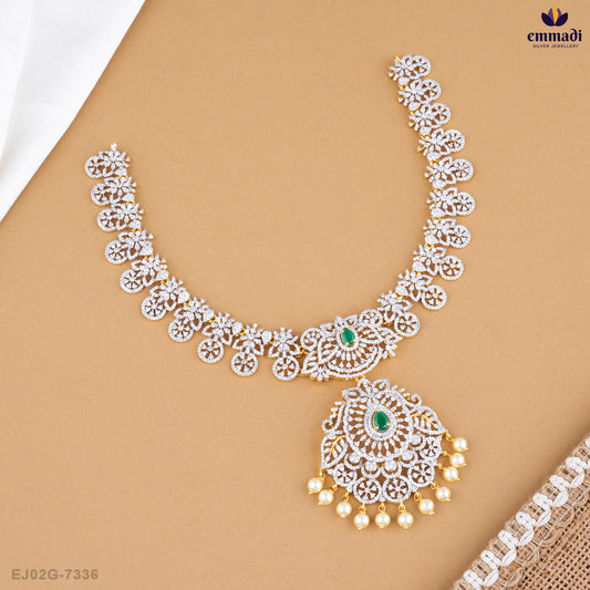 Elegant CZ Necklace and Silver Jewellery Collection