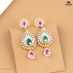 RAIKA Premium Exquisite Multi-Colored CZ Necklace and Hangings