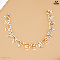 Tejal Elegant Premium CZ Necklace and ZAHRA Elegant CZ Studs Collection