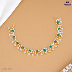 Amaya Exquisite Green CZ Necklace