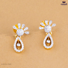 ZAHIRA Premium CZ White Silver Hangings