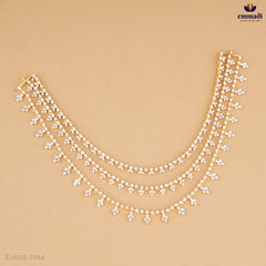 ABHITHA Exquisite White CZ Necklace