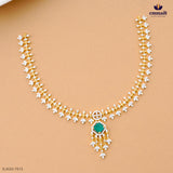 Deepaly Premium CZ Green Necklace