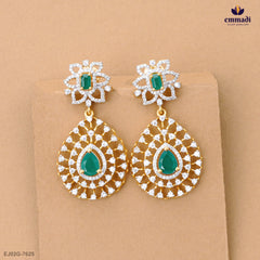 DEEPTA Exquisite Green Premium CZ Hangings