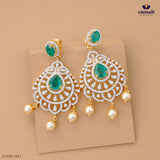 DEVAMAYI Premium Green CZ Hangings