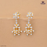 Devangana Exquisite White Premium CZ Hangings
