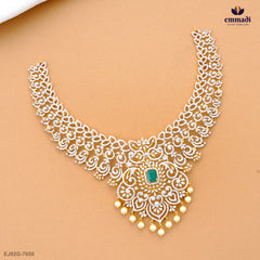 DEVASMITHA Exquisite Green CZ Necklace