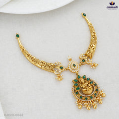 DHAKSANA Premium Antique Green Silver Jewellery