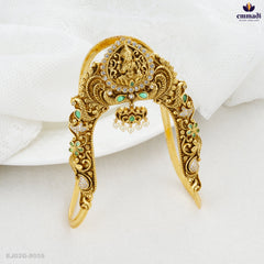 DHAKSHINI Premium Antique Green Bajuband