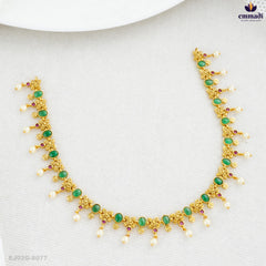 DHARA Premium Antique Green Necklace