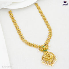 DIPALEA Elegant Long Necklace in Green