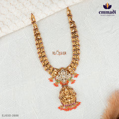 Bindiya Pagadam Long Necklace Nakshi