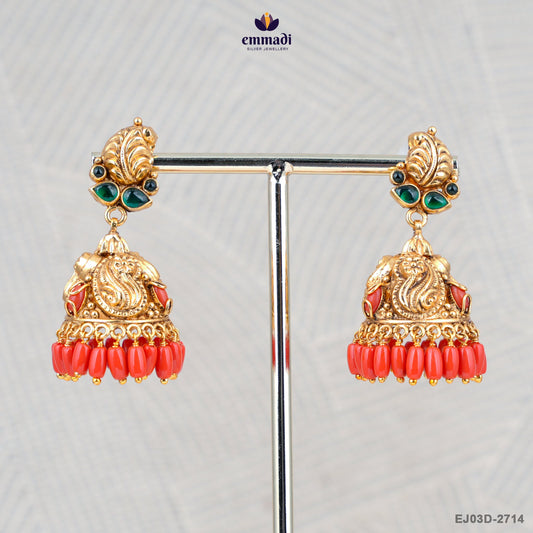 Basiran Pagadam: Buttalu Nakshi Green Jewellery