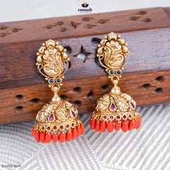 ENAKSHI Exquisite Multi-Buttalu Nakshi Silver Jewellery