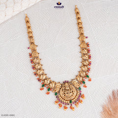 GANDHARA Exquisite Long Necklace Nakshi Design