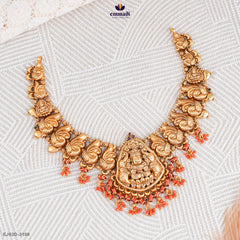 GAURAVI Stunning Multi-Color Nakshi Necklace