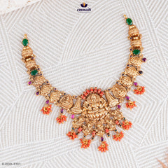 GAUREA Exquisite Multi-Colored Nakshi Necklace