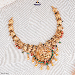 GAYA Exquisite Green Nakshi Necklace