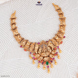 Gayanthika Exquisite Multi-Colored Nakshi Necklace