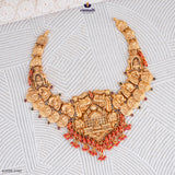 GEETHANJALI Exquisite Multi-Colored Nakshi Necklace