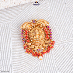 GITANJALEY Stunning Pink Nakshi Pendant