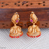 GITANJALIE Elegant Pink Nakshi Buttalu Silver Jewellery