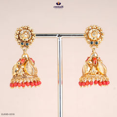 GUNJIKA Exquisite Green Nakshi Buttalu Jewelry
