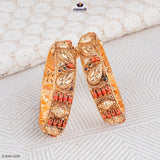 HAMSHANA Exquisite Bangles Multi-Colored Nakshi Collection