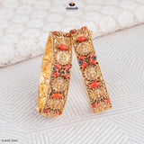 HANSANANDINI Exquisite Green Nakshi Bangles