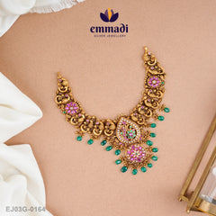 Nartika Kundan Nakshi Multi Necklace