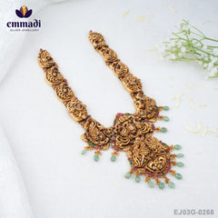 Niverta Kundan Nakshi Multi Long Necklace
