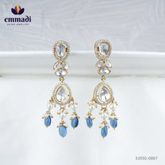 Ridhama Moissanite White Hangings