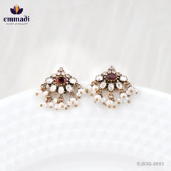 Ruchika Victorian Pink Studs