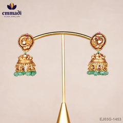 Sandava Kundan Nakshi Pink Buttalu