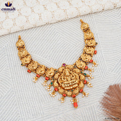 Shehnaz's Stunning Pagadam Nakshi Necklace