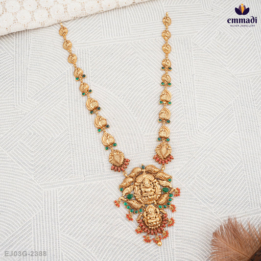 Aalina's & Aafrin's Pagadam Nakshi Long Necklace Collection