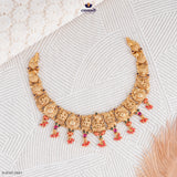 HARSHINI Exquisite Multi-Colored Nakshi Necklace
