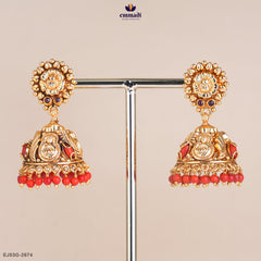 HEMMA Exquisite Pink Nakshi Buttalu Jewelry