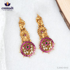 Anumitha MOPS KUNDAN NAKSHI MULTI: Luxury Silver Jewelry Collection