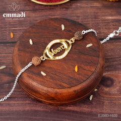 Handcrafted Silver Rakhi for Raksha Bandhan