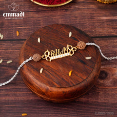 Handcrafted Silver Rakhi for Raksha Bandhan