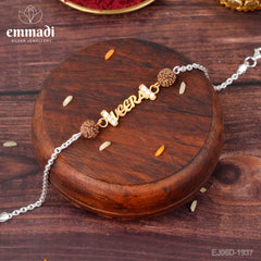 Handcrafted Silver Rakhi for Raksha Bandhan