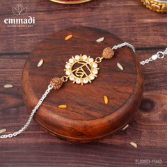 Handcrafted Silver Rakhi for Raksha Bandhan