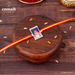 Handcrafted Silver Rakhi for Raksha Bandhan