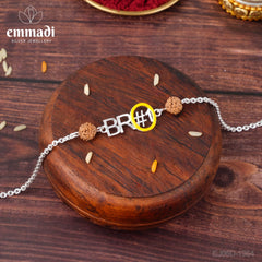 Handcrafted Silver Rakhi for Raksha Bandhan