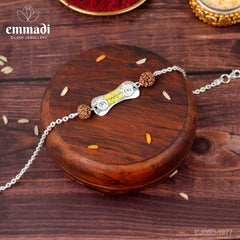 Handcrafted Silver Rakhi for Raksha Bandhan