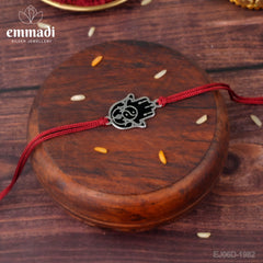 Handcrafted Silver Rakhi for Raksha Bandhan